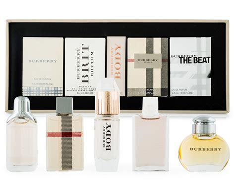 my burberry miniature set|burberry fragrance colors.